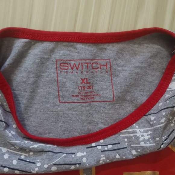 Boys Red 23 Tank Tee Size XL - Picture 3 of 7